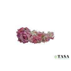 Çəhrayı güllü sac tacı