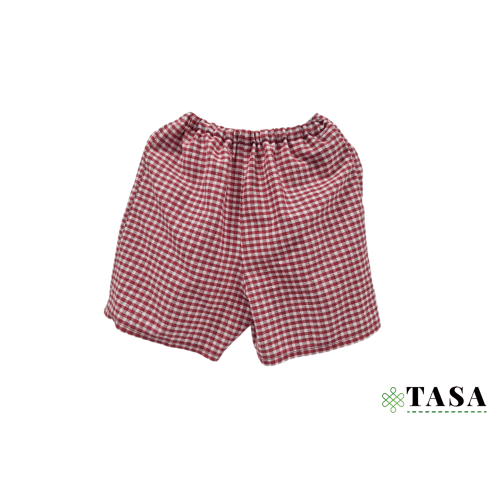 Uşaq geyimi qırmızı zolaqlı