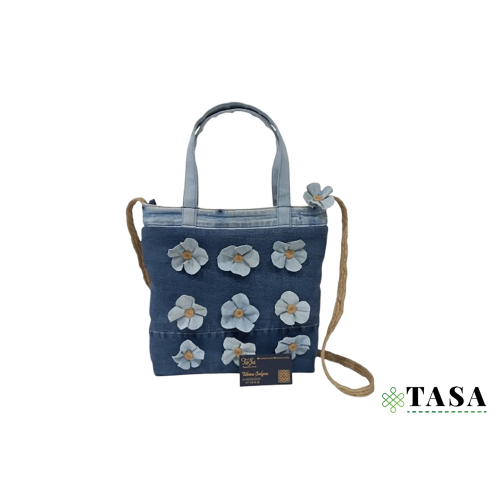 Güllü qadın çantası